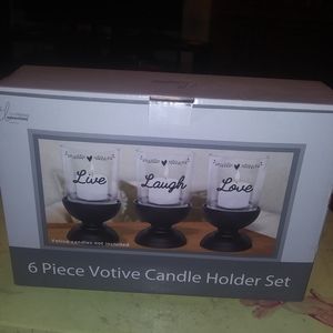 True Living Essentials candle holder set